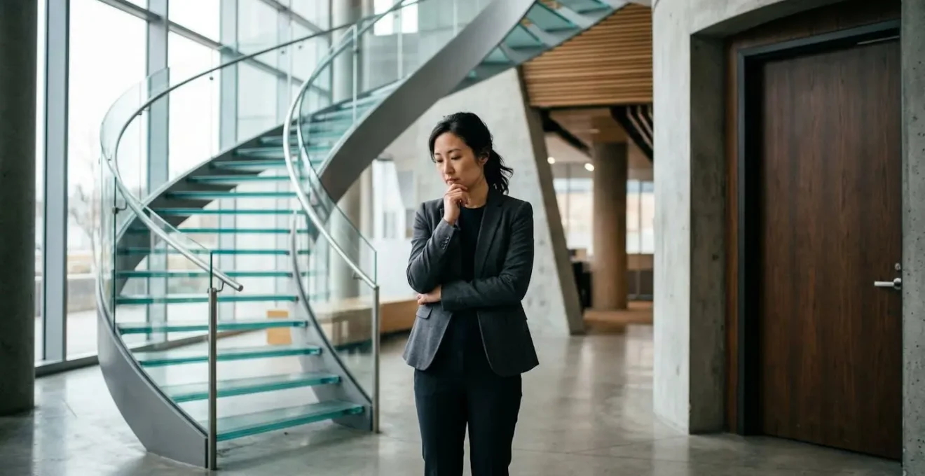 Métaphore visuelle de la croissance d'entreprise bloquée par des choix fiscaux inadaptés